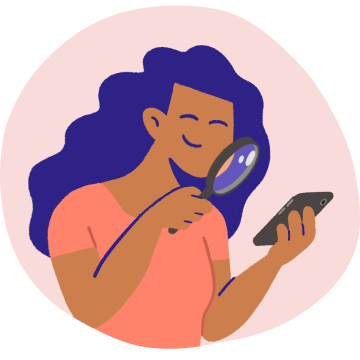 Woman using phone