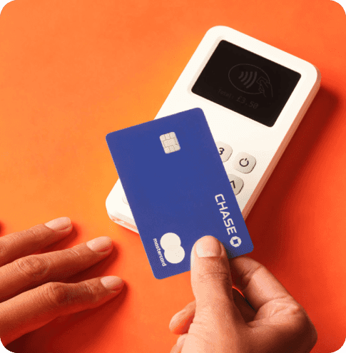 Card on a card machine